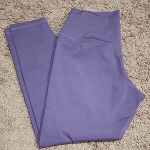 Purple High-Waisted Leggings